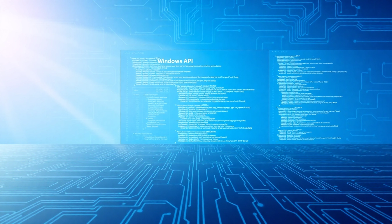 Learn about https://32win.show/ and how Win32 API enhances Windows application development with detailed visuals of coding and system interfaces.