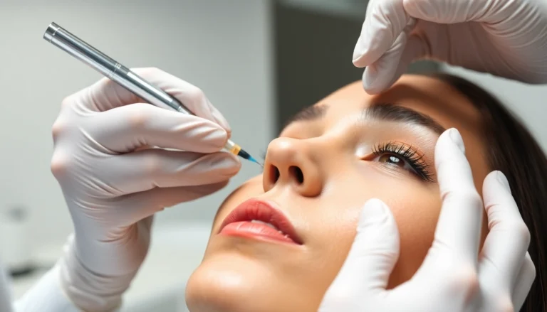 Botox Zürich: Achieve Natural-Making Faltenfrei with Expert Treatments Botox Zürich: Expert facial injection treatment in a professional clinic setting, showcasing safety and precision for a youthful glow.