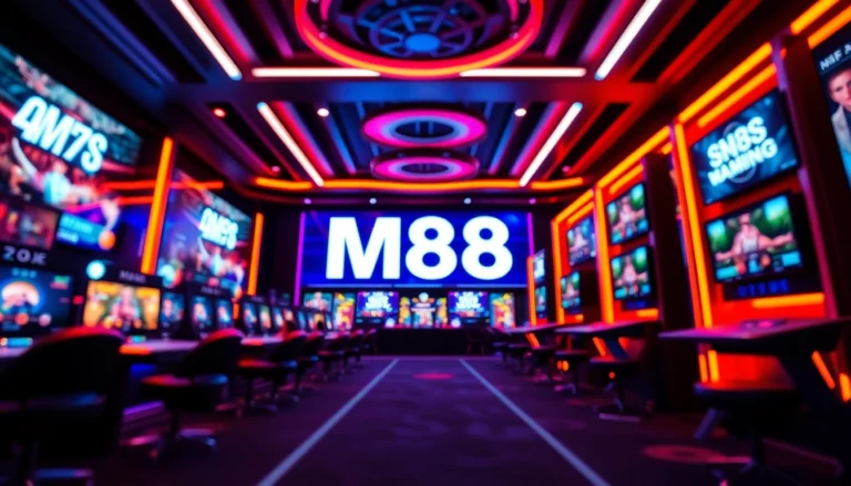High-quality graphic of the M88 online betting platform highlighting sleek design and user interface for seamless gameplay accessibility.