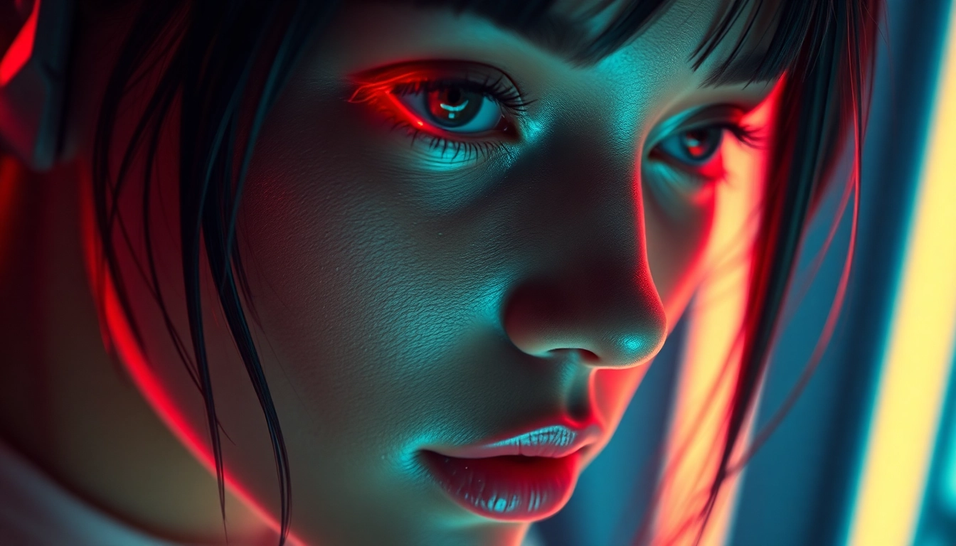 Ai girlfriend nsfw depicted as a lifelike digital female with inviting expression and detailed features, creating an engaging, sensual ambiance for screen readers.