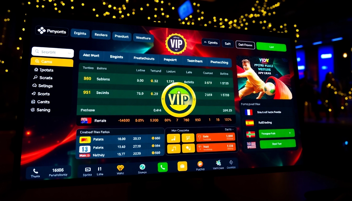 Interactive LOTUS365 VIP betting dashboard with live scores and VIP badges emphasizing trust and premium betting experience.