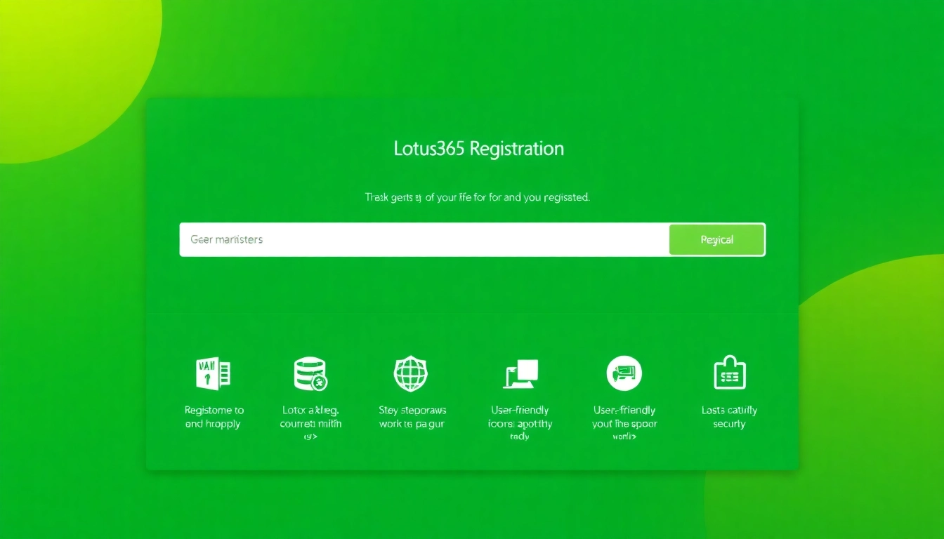 Easy Lotus365 Register: Secure online signup with clear instructions and inviting design for quick access