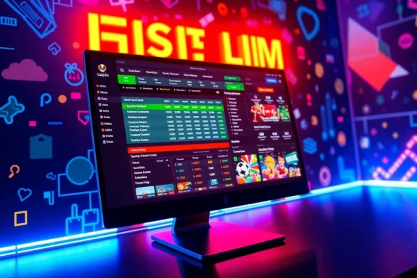 Experience the Thrill: The Ultimate Guide to CK44 Game Platform and Online Betting An immersive digital sportsbook and casino interface with colorful betting odds and live gaming options.