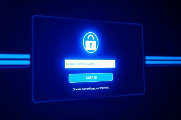 Secure Lotus365 Blue user dashboard featuring change password and user ID options, emphasizing ease and security for users