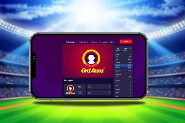 Reddy Anna platform showcasing live cricket betting and casino games on a mobile device, emphasizing trust and user engagement in India.