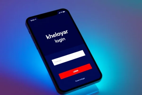 Kheloyar login page showing secure login form with a user-friendly interface and mobile device view