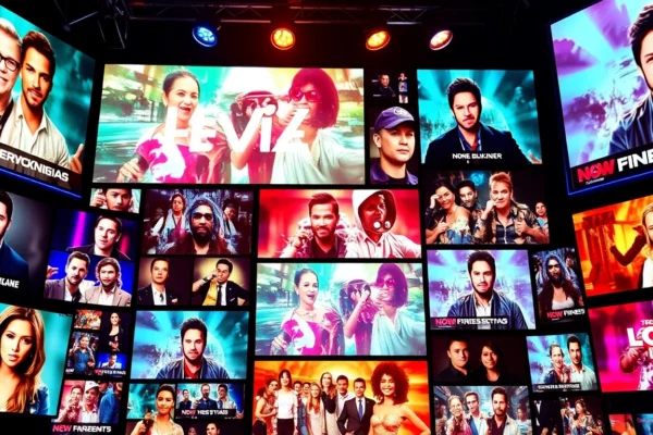 Latest Entertainment News Updates: Celebrities, Movies, and Industry Insights Engaging scene illustrating entertainment news headlines, celebrities, and red carpet moments