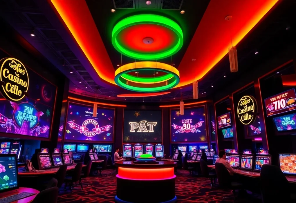 Professional scene showcasing canl casino siteleri with live dealers, advanced casino