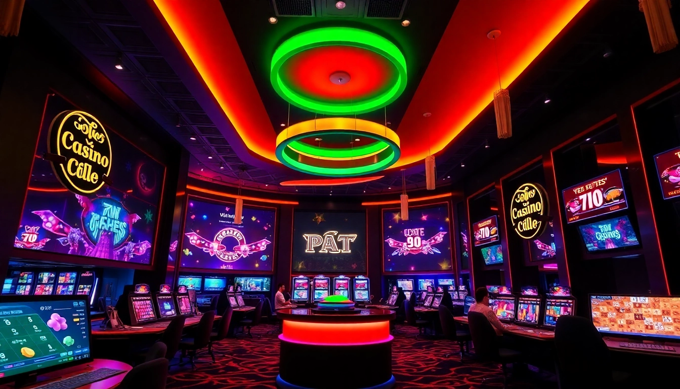 Professional scene showcasing canl casino siteleri with live dealers, advanced casino